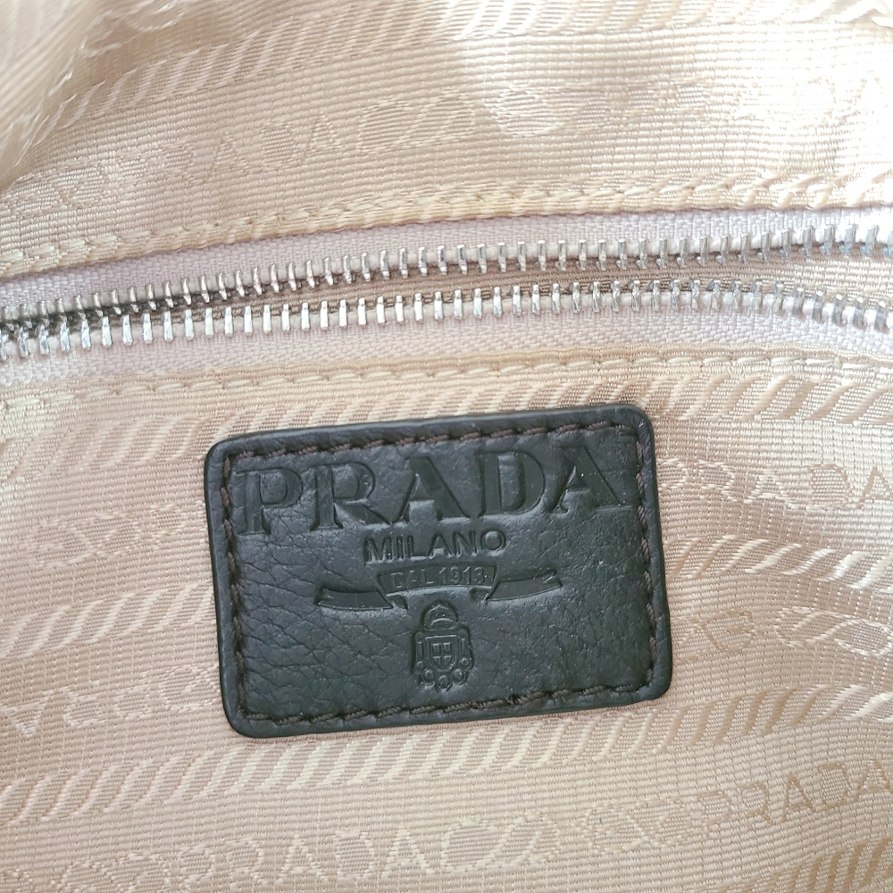 PRADA Luxurious Jacquard Logo Hobo Bag - Picture 13 of 16